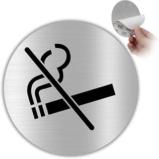 LEIASA | Selbstklebendes „Rauchverbot“-Schild - Dicke 0,6 mm - Durchme