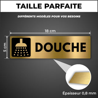 LEIASA | Panneau Douche - 5x18 cm - Aluminium - Espace Douches Collect