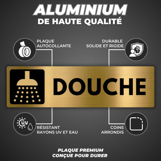 LEIASA | Panneau Douche - 5x18 cm - Aluminium - Espace Douches Collect