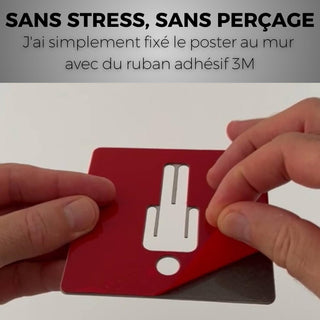 LEIASA | Panneau Adhésif WC Hommes - EFFET DE MIROIR - 10x10 cm - Épai