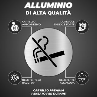 LEIASA | Segnale adesivo Divieto di Cani - Diametro Ø 100 mm - Spessor