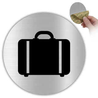 LEIASA | Panneau Bagagerie - Ø 100 mm - Aluminium - Consigne des Valis