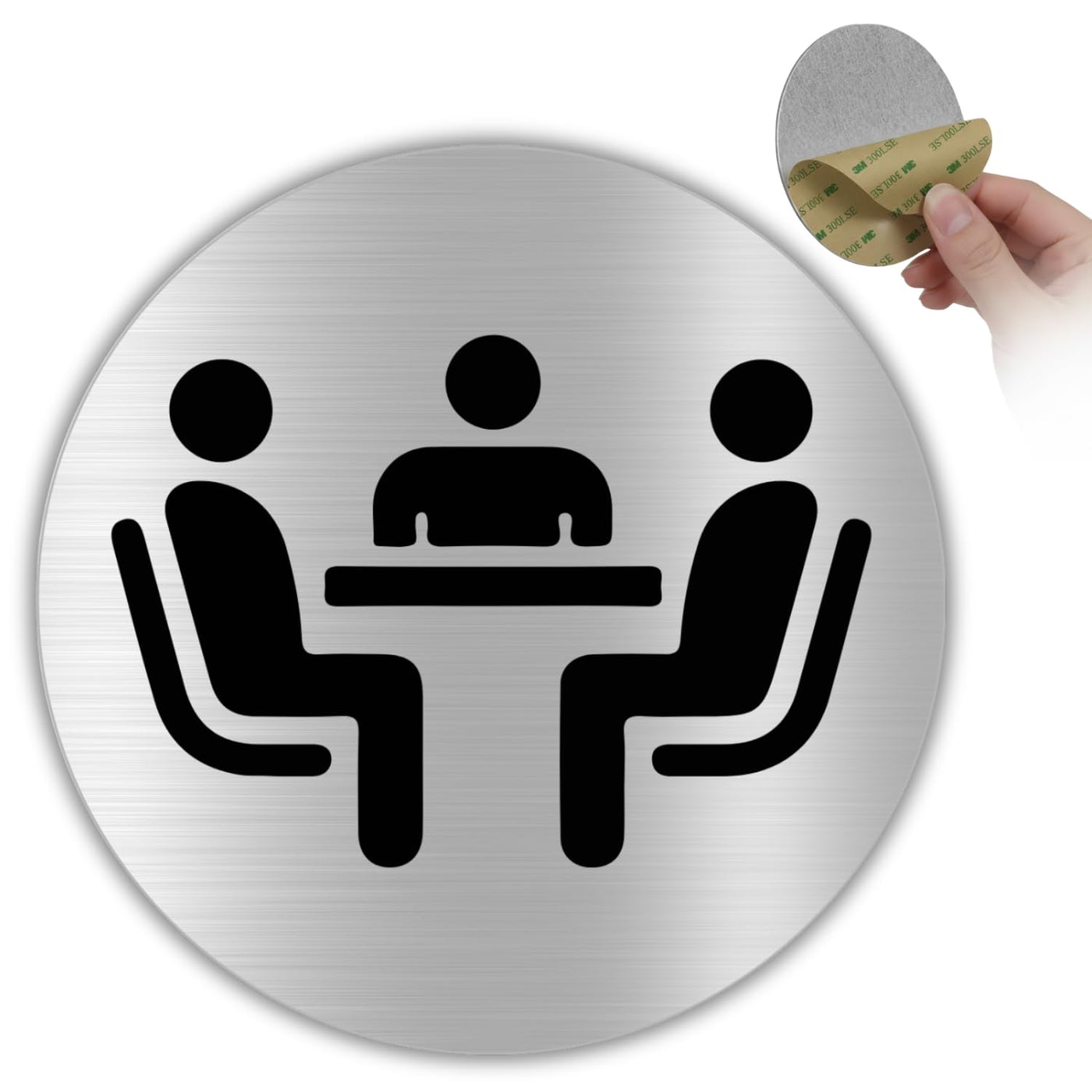 LEIASA | Panneau Salle de Réunion - Ø 10 cm - Aluminium - Espace Confé