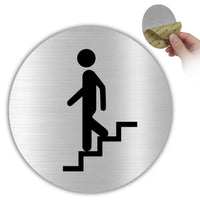 LEIASA | Panneau Escalier Descente - Ø 10 cm - Aluminium - Épaisseur 0,8 mm - Résistant aux intempéries - Impression UV