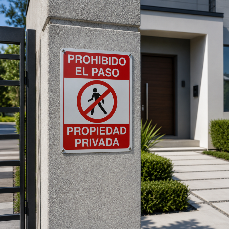 Señal Prohibido Pasar