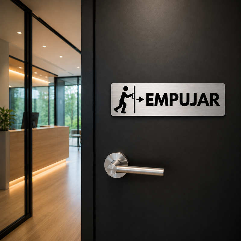 Señales Empujar/Tirar Puerta