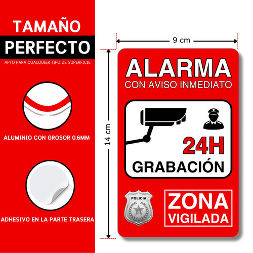 Cámara Vigilancia: material premium resistente a rayos UV y agua