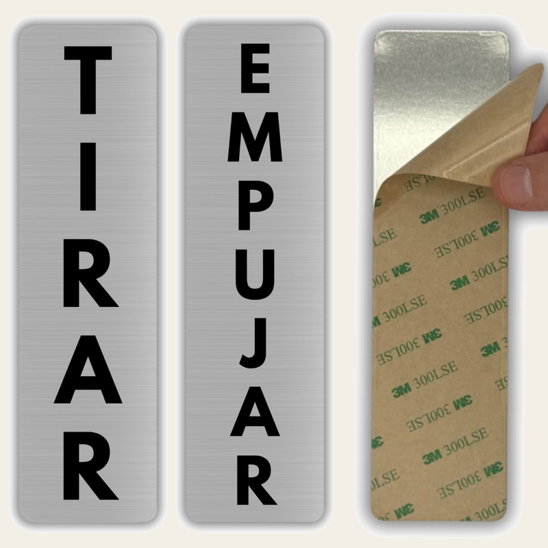 Señales Empujar y Tirar Puerta