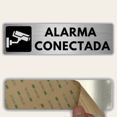 LEIASA | Señal Zona Videovigilada - 5x18 cm - Aluminio - Grosor 0.8 mm - Resistente Exterior - Impresión UV