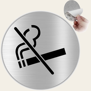 LEIASA | Selbstklebendes „Rauchverbot“-Schild - Dicke 0,6 mm - Durchme