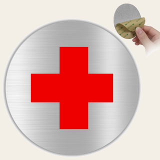 LEIASA Krankenschild – Durchmesser 10 cm – Aluminium – Heilsaal – Türs