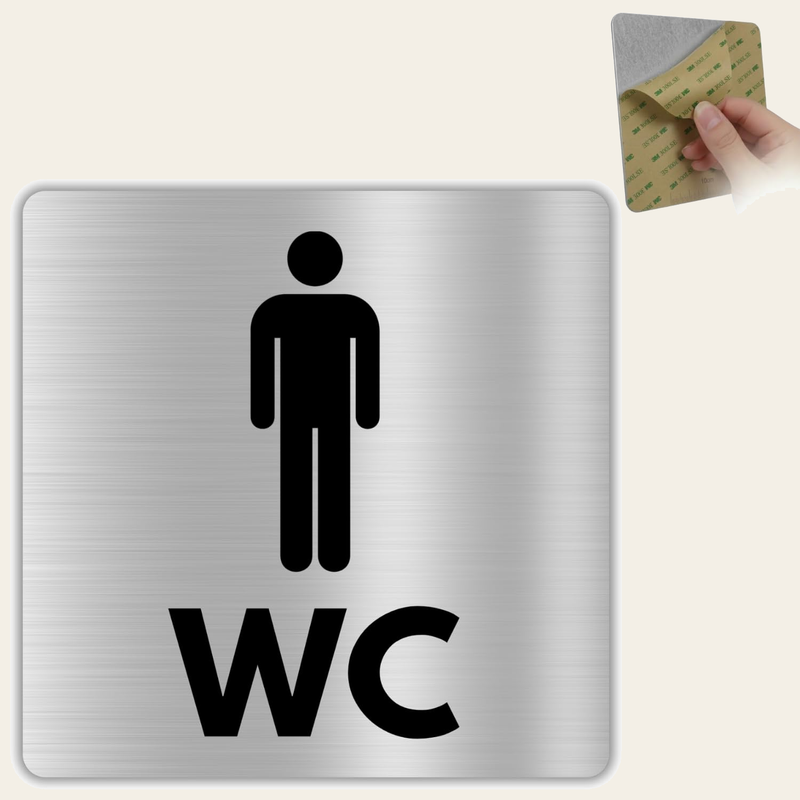 LEIASA | Richtungspfeil Schild - 12x12 cm - Dicke 0,8 mm - Aluminium -