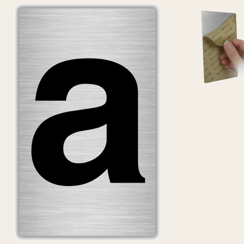 LEIASA | Numéro pour Maison - 4x6,5 cm - Aluminium - Chiffre Porte d'E