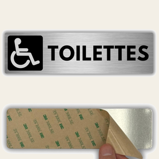 LEIASA | Panneau Adhésif WC Handicapé - 5x18 cm - Épaisseur 0,8 mm - A