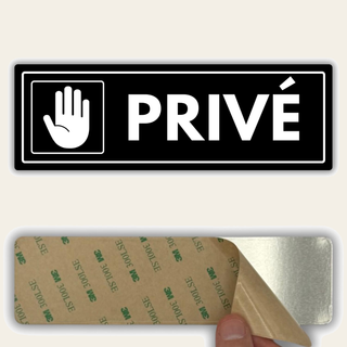 LEIASA | Panneau Privé - 7,5 x 23 cm - Épaisseur 2 mm - Acrylique - Pl