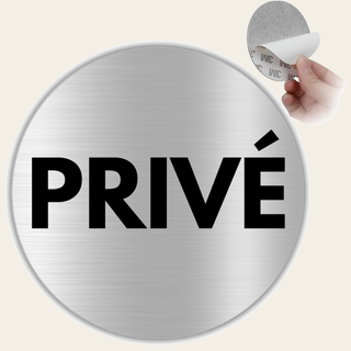 LEIASA | Panneau Adhésif Privé - Diamètre Ø 100 mm - Épaisseur 0,8 mm 