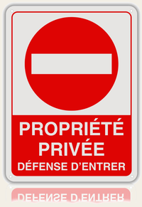 LEIASA | Panneau d'interdiction d'accès - 21x28 cm - Aluminium réfléchissant - Epaisseur 0.8 mm - Panneau de propriété privée - Résistant à l'extérieur - Imprimé aux UV (Panneau accès interdit 2)