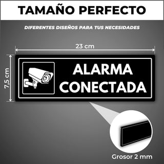 Señal Alarma Conectada: medidas y grosor del producto