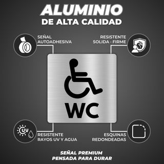Baño Discapacitados: material premium resistente a rayos UV y agua