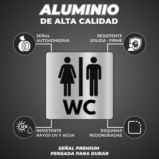 Baño Hombre y Mujer: material premium resistente a rayos UV y agua
