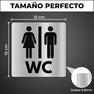 Baño Hombre y Mujer: medidas y grosor del producto