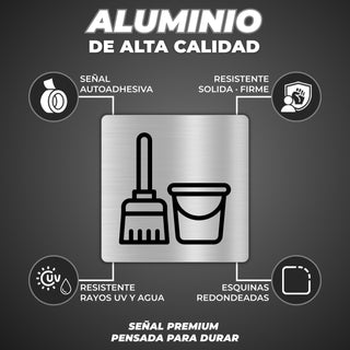 Cuarto de Limpieza: material premium resistente a rayos UV y agua