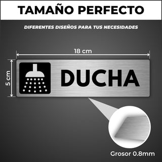 Señal Ducha: medidas y grosor del producto