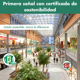Señal Extintor Homologada: medidas y grosor del producto
