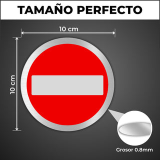 No Pasar: medidas y grosor del producto