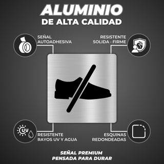 No Zapatos: material premium resistente a rayos UV y agua
