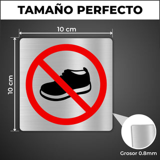 Prohibido Zapatos: medidas y grosor del producto