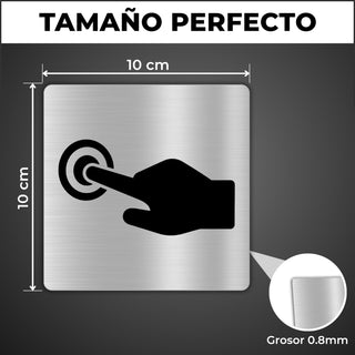 Pulse el Timbre: medidas y grosor del producto
