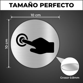 Pulse el Timbre: medidas y grosor del producto