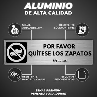 Quitarse los Zapatos: material premium resistente a rayos UV y agua