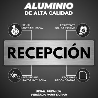 Señal Recepción: material premium resistente a rayos UV y agua