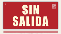 LEIASA | Señal Sin Salida Homologada Sin Marco - 16x32 cm - PVC Fotoluminiscente - Clase B - 10 Años