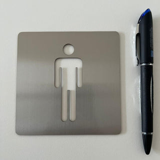 WC Hombre: material premium resistente a rayos UV y agua
