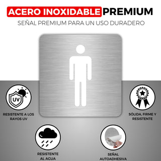 WC Hombre: medidas y grosor del producto