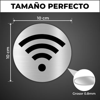 Señal WiFi: medidas y grosor del producto