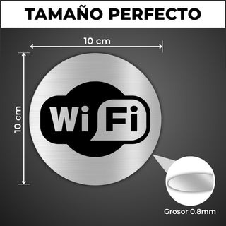 Señal WiFi: medidas y grosor del producto